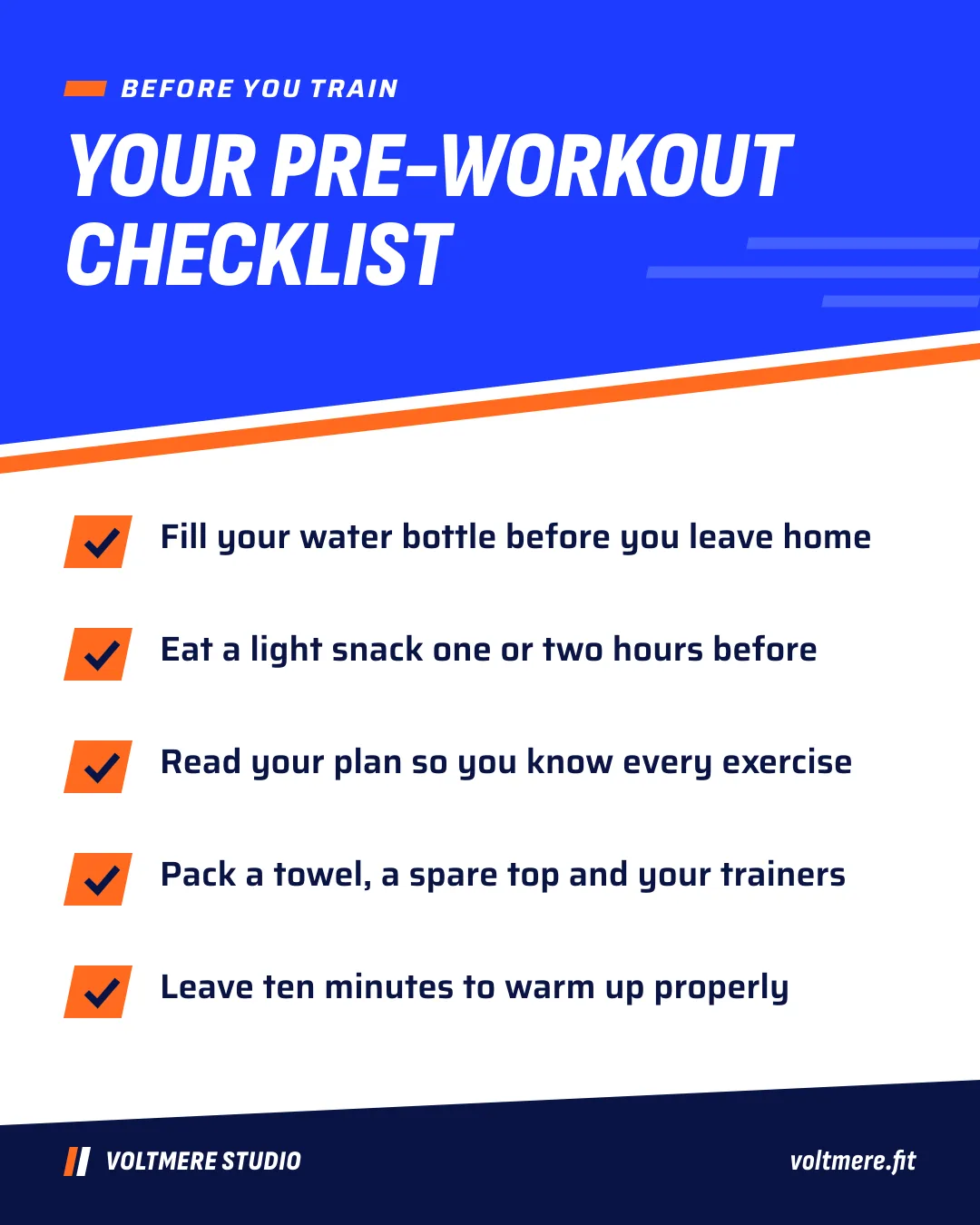 Checklist, Fitness & Sport · Energy, Instagram portrait